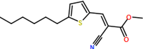 (E)-Methyl 2-cyano-3-(5-hexylthiophen-2-yl)acrylate